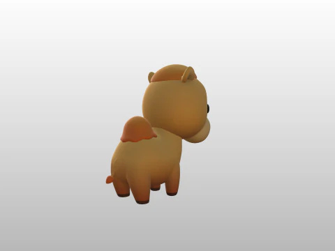 Character311 Camel 3D Model
