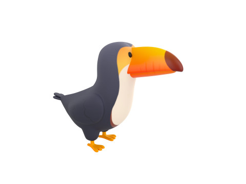 Character312 Toucan Model 3D