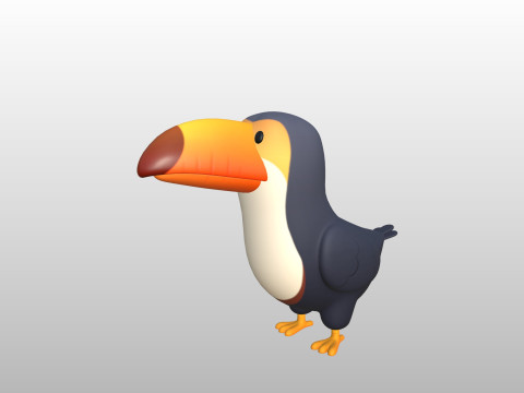 Character312 Toucan Model 3D