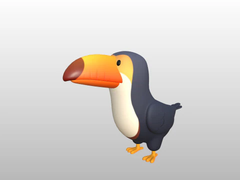 Character312 Toucan 3D Model