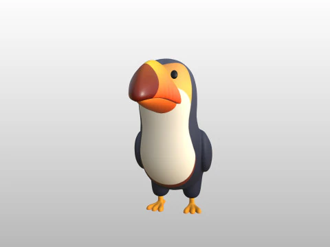 Character312 Toucan 3D Model
