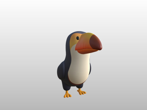 Character312 Toucan Model 3D