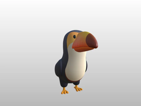 Character312 Toucan 3D Model