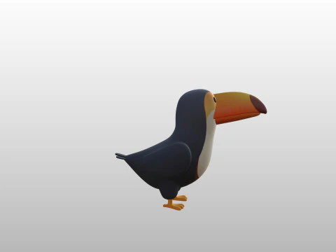 Character312 Toucan 3D Model