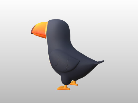 Character312 Toucan Model 3D