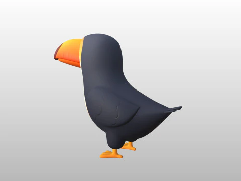 Character312 Toucan 3D Model