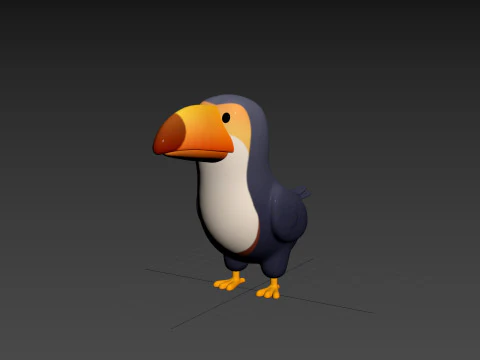 Character312 Toucan 3D Model