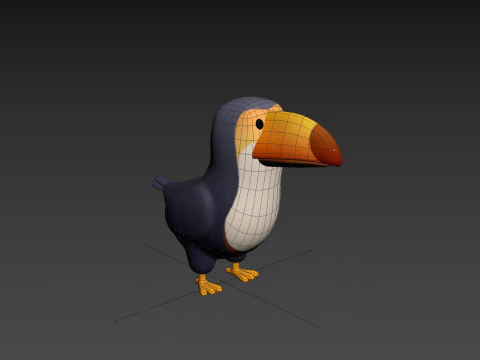 Character312 Toucan 3D Model