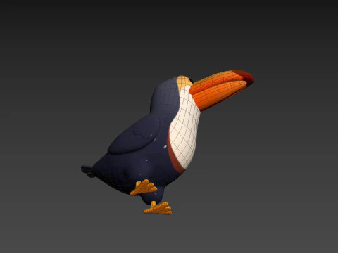 Character312 Toucan 3D Model