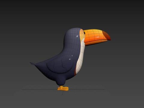 Character312 Toucan Model 3D