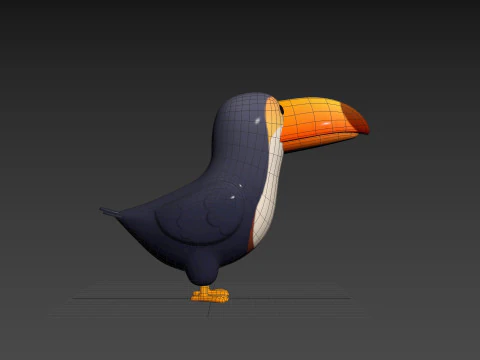 Character312 Toucan 3D Model