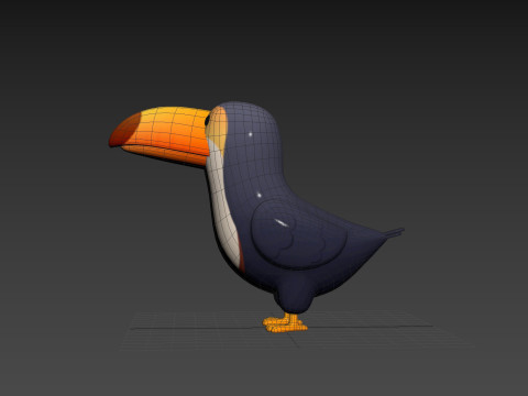 Character312 Toucan Model 3D
