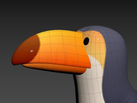Character312 Toucan Model 3D