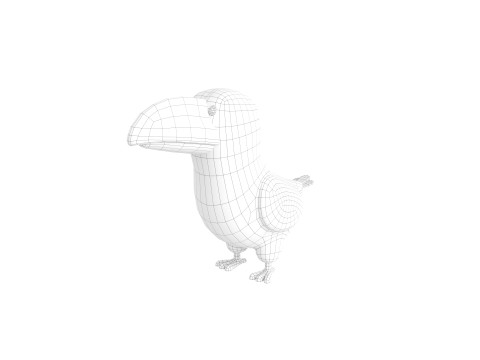 Character312 Toucan Model 3D