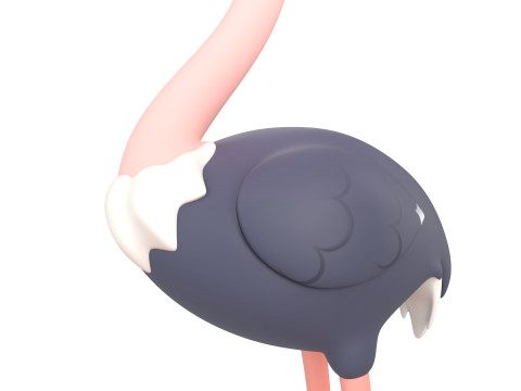 Character314 Ostrich 3D 모델