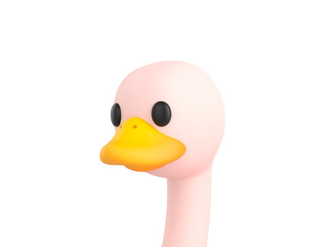 Character314 Ostrich 3D 모델