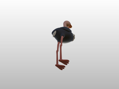 Character314 Ostrich 3D 모델