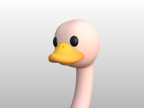 Character314 Ostrich 3D 모델