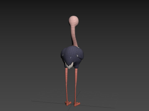 Character314 Ostrich 3D 모델