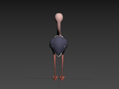 Character314 Ostrich 3D 모델