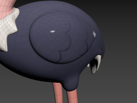 Character314 Ostrich 3D 모델