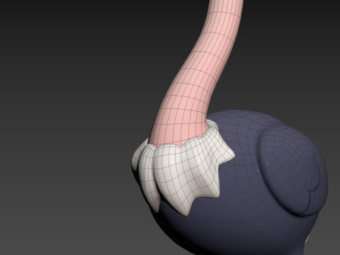 Character314 Ostrich 3D 모델