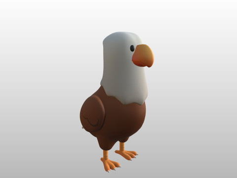 Character315 Eagle Model 3D