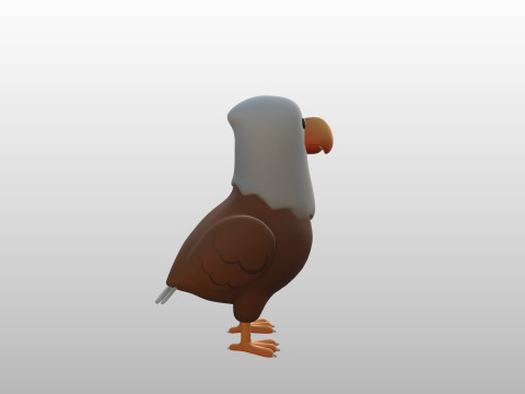 Character315 Eagle Model 3D