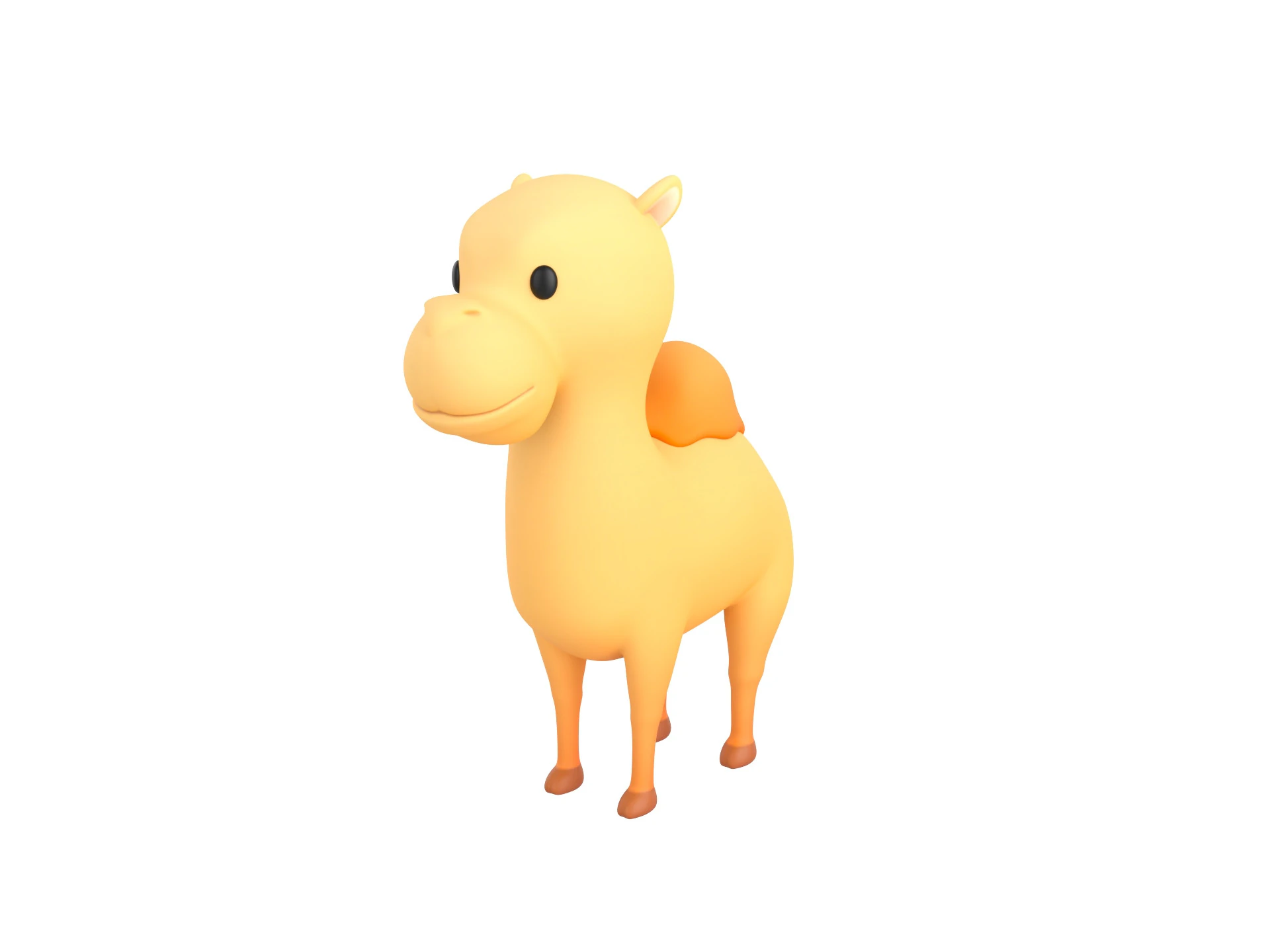 Character316 Camel 3D Model .c4d .max .obj .3ds .fbx .stl .blend