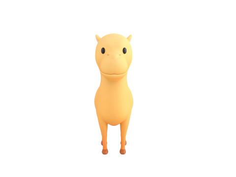 Character316 Camel Model 3D