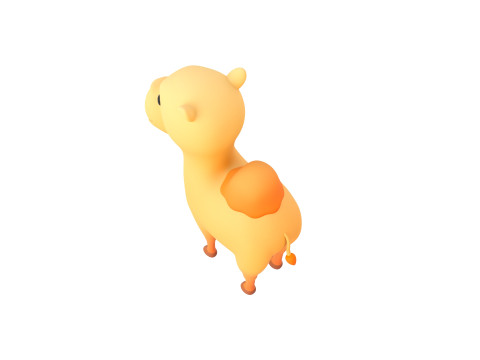 Character316 Camel Model 3D
