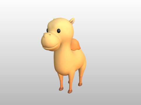 Character316 Camel Model 3D