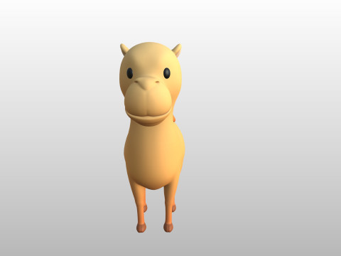 Character316 Camel Model 3D