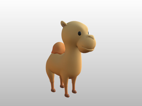 Character316 Camel Model 3D