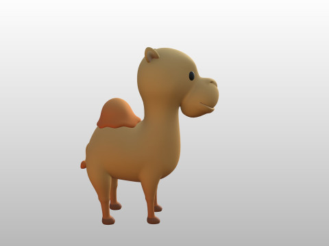 Character316 Camel Model 3D