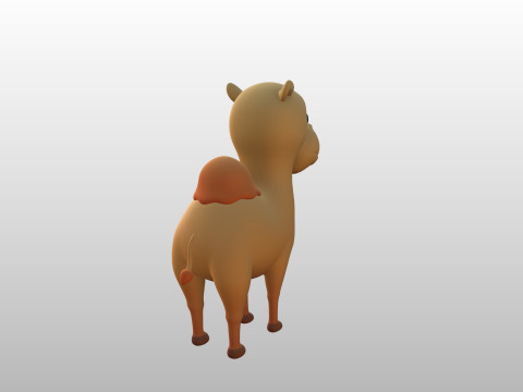 Character316 Camel Model 3D