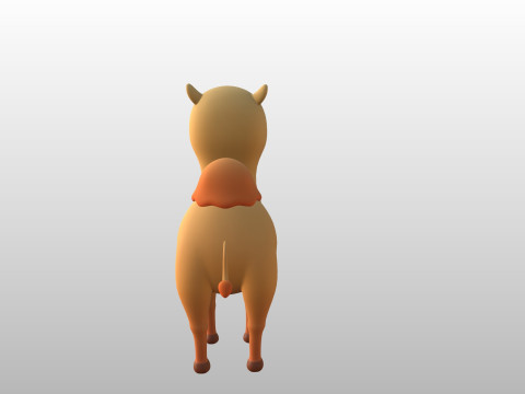 Character316 Camel Model 3D