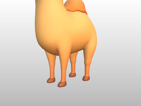 Character316 Camel Model 3D