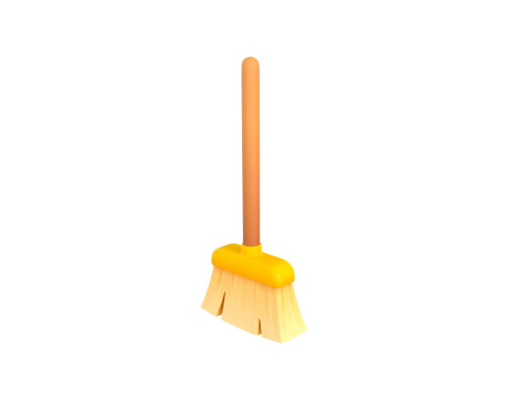 Prop280 Cleaning Broom 3D Model