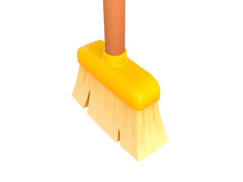 Prop280 Cleaning Broom 3D Model