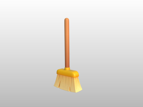 Prop280 Cleaning Broom 3D Model