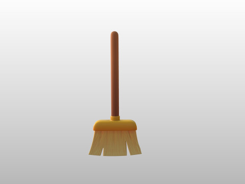 Prop280 Cleaning Broom 3D Model