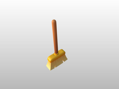 Prop280 Cleaning Broom 3D Model