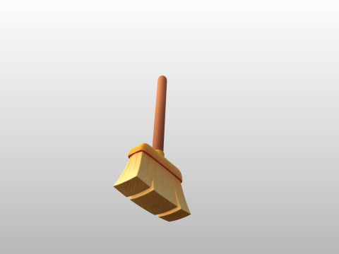 Prop280 Cleaning Broom 3D Model