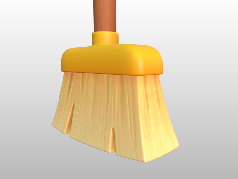 Prop280 Cleaning Broom 3D Model