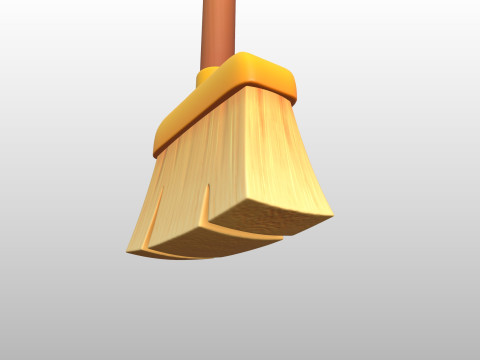 Prop280 Cleaning Broom 3D Model