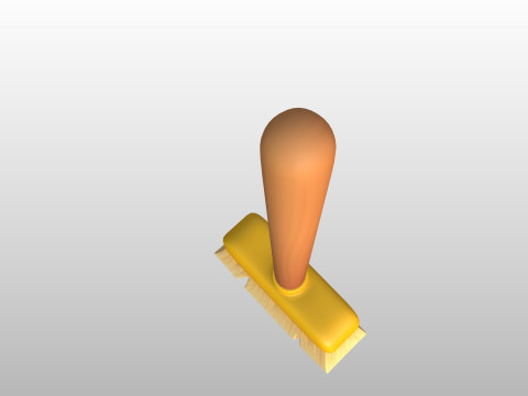 Prop280 Cleaning Broom 3D Model