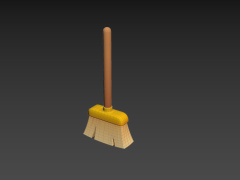 Prop280 Cleaning Broom 3D Model