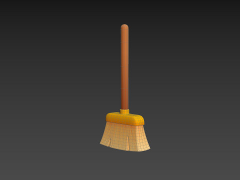 Prop280 Cleaning Broom 3D Model