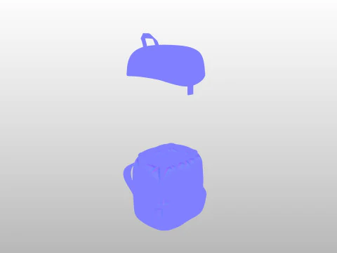 Prop283 Backpack 3D Model